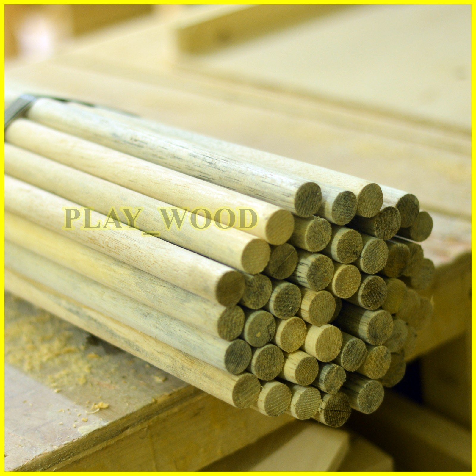 Dowel Kayu 2 cm Panjang 80 cm