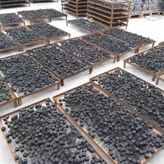 kubus arang batok kelapa Grade A, abu 1,25