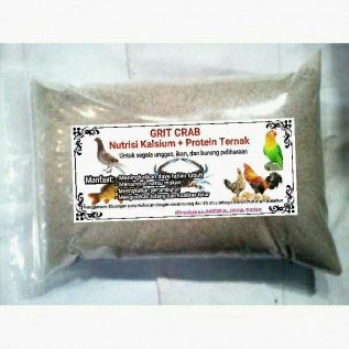 Grit Crab Nutrisi kalsium plus protein ternak