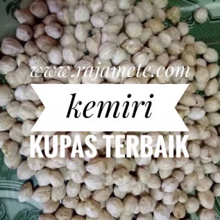 Kemiri Kupas Bulat Utuh Super