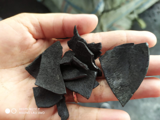 Arang mati hampa untuk kwalitas eksport