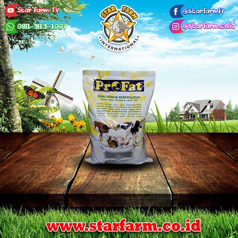 PROFAT 1KG Susu Pengganti - Star Farm Bogor