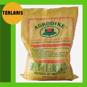 Pupuk Organik Merek AGRODYKE kemasan 1KG--(25kg/Karung)