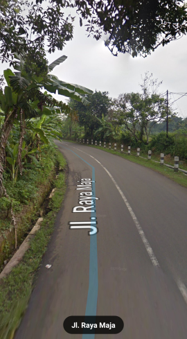 Tanah kebun samping jalan raya