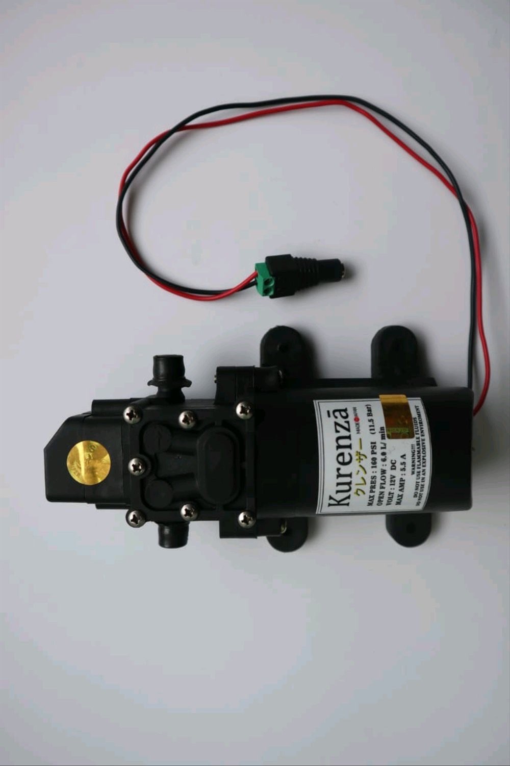 Pompa Air Dinamo Spek Dewa 120Psi 8.5Bar Sprayer Elektrik 12V 3A DC Otomatis Cut