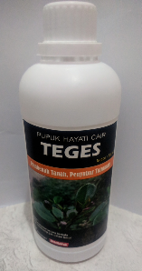 Pupuk Hayati Cair atau POC TEGES pembenah tanah penyubur tanaman