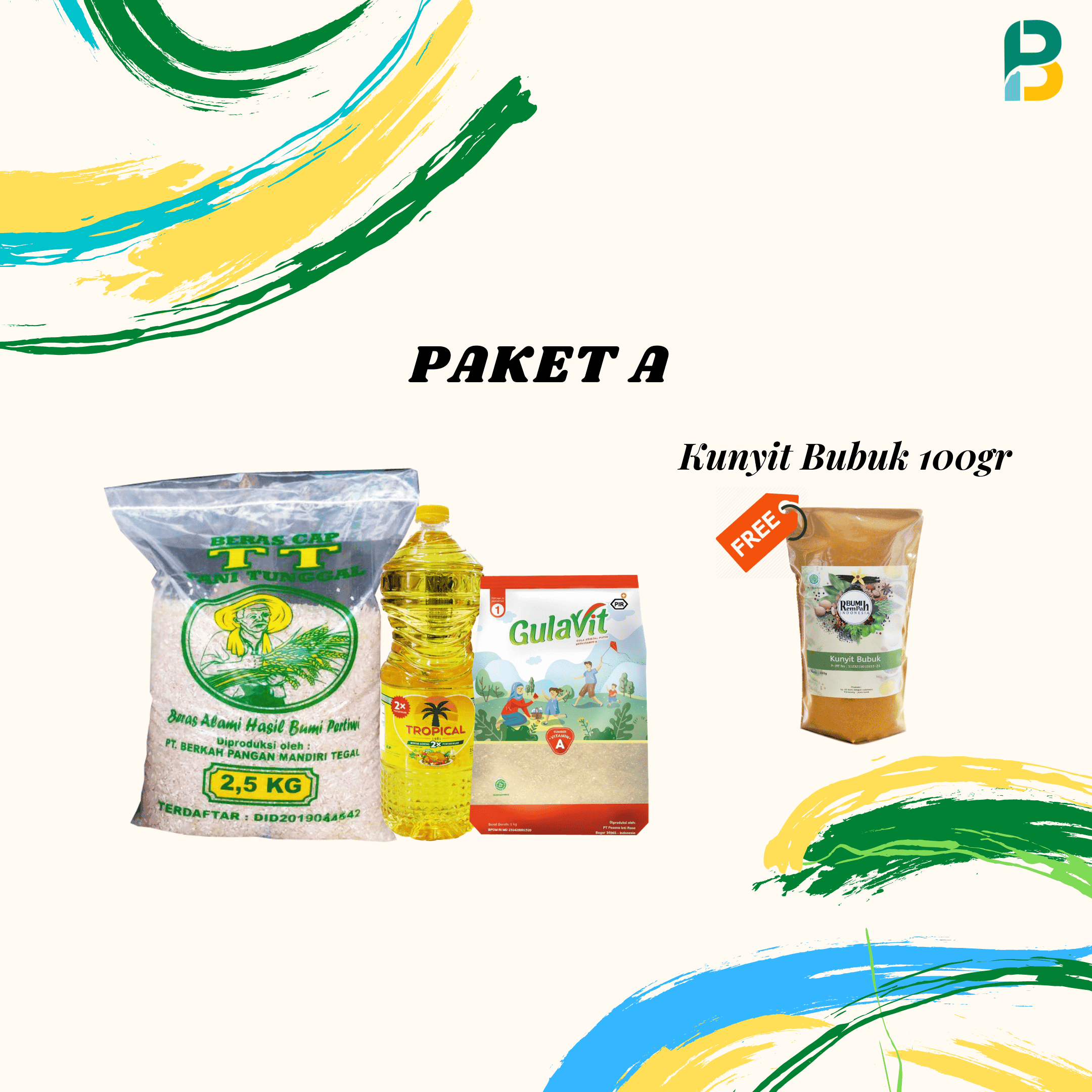 Paket Sembako Murah Beras Terjangkau & Berkualitas PROMO FREE BUMBU DAPUR