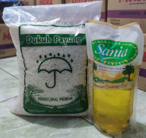 Paket Sembako Beras 5 Liter + Minyak 1 Liter