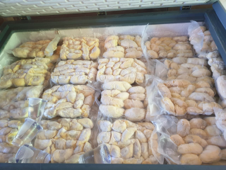 durian kupas premium (medan) dan pancake durian