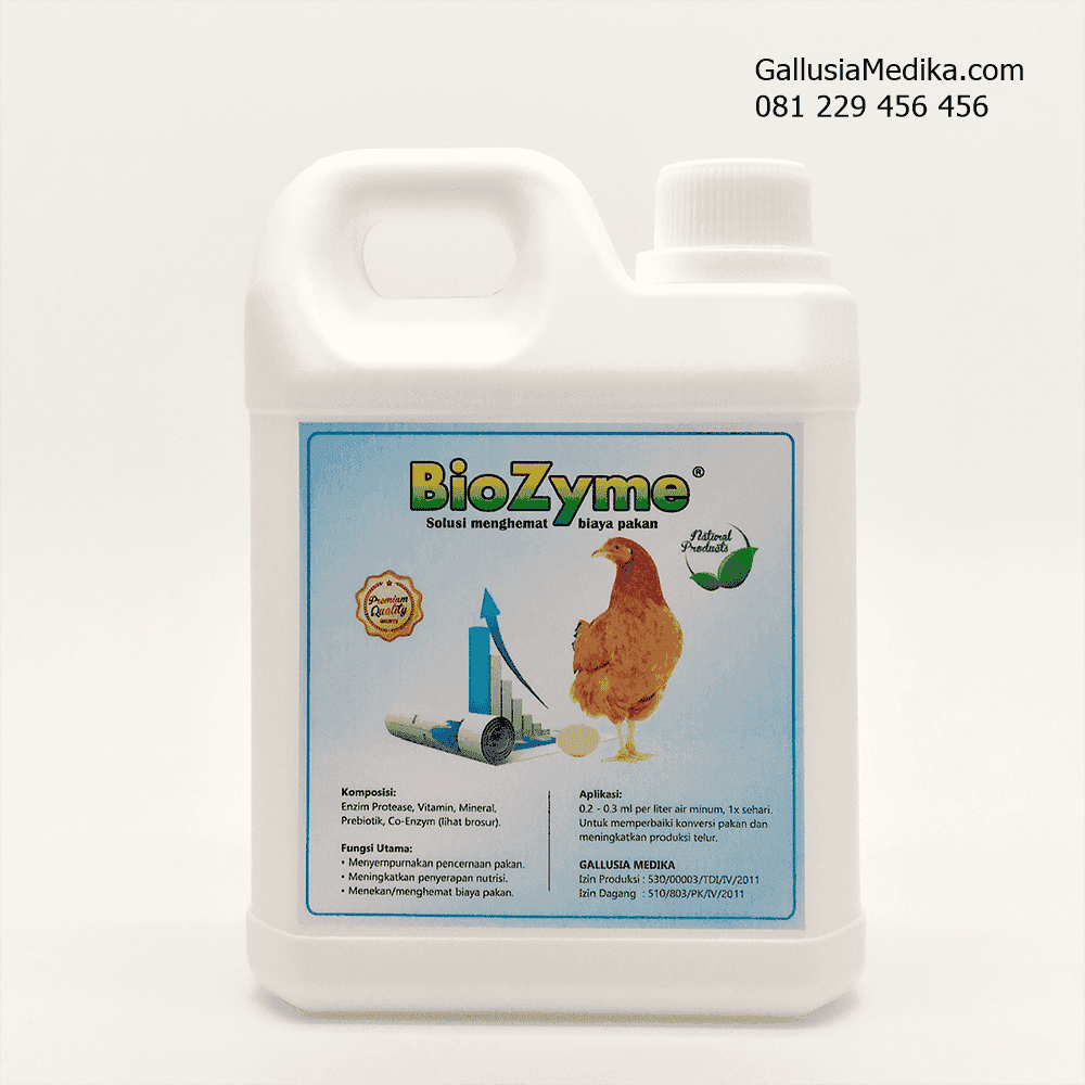 BIOZYME LAYER - Pemacu Pertumbuhan Dan Produksi Telur Khusus Ternak Ayam Petelur