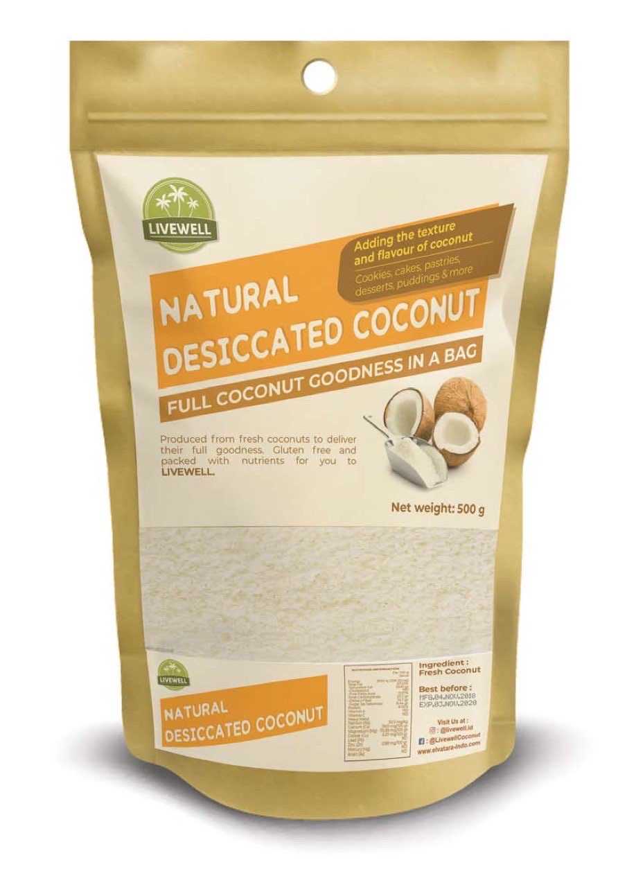 Tepung Kelapa (Desiccated Coconut) 300 gram