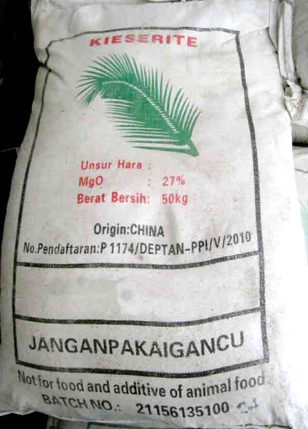 Jual Pupuk Kieserite China MURAH BERKUALITAS PT.AGA GRESIK