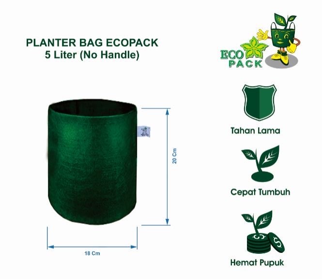 Planter Bag 5 Liter HDPE