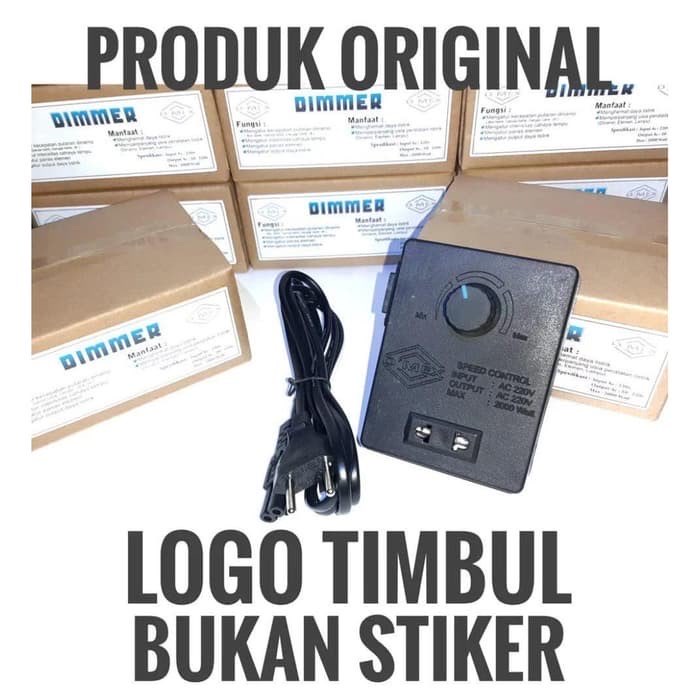Pengatur Kecepatan Bor Gerinda Dimmer Ac 220 Volt 2000 Watt Kode Dx-09