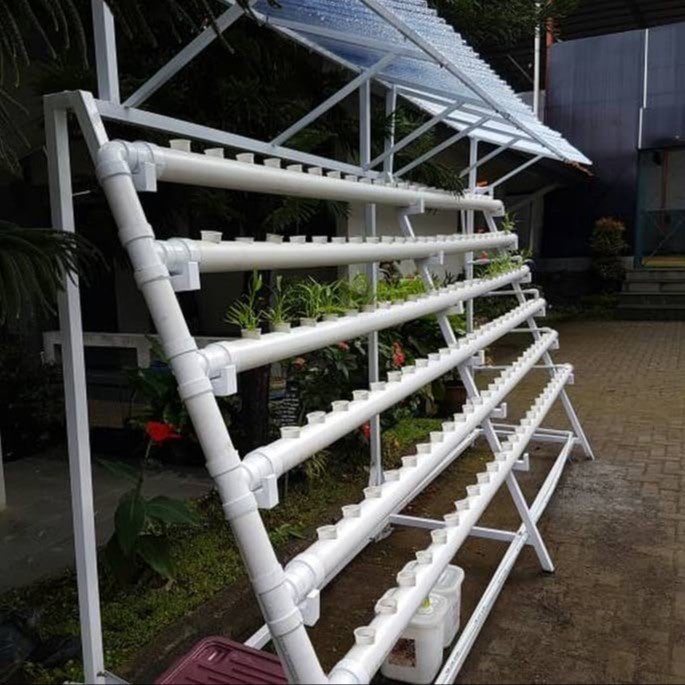 Paket Komplit Hidroponik Sistem NFT/DFT