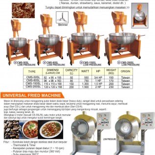 Tilting Cooking Mixer (Pengaduk Dodol, Jenang, Selai Import)