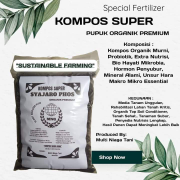 JUAL KOMPOS ORGANIK PREMIUM PERTANIAN DAN PERKEBUNAN