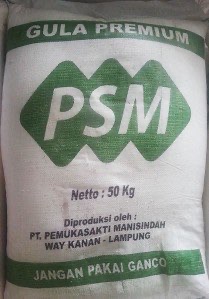 Gula PSM Premium super bersih kemasan 50 kg