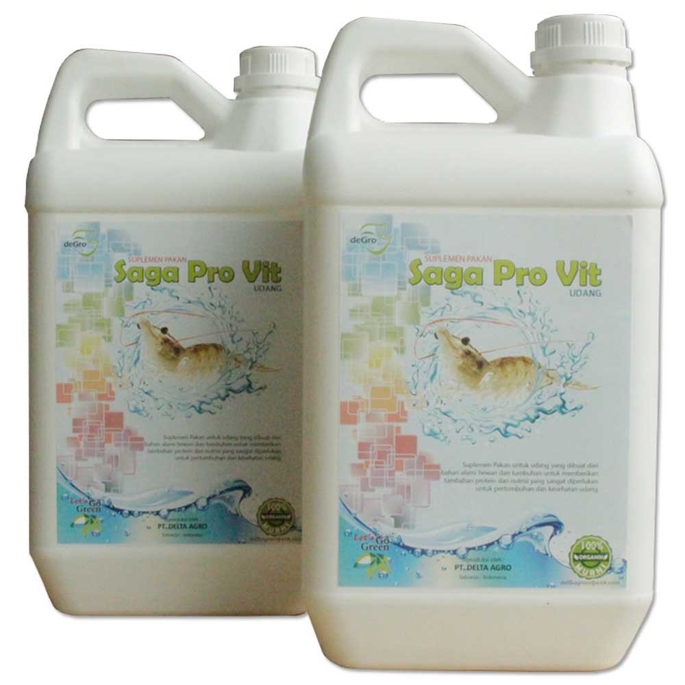 Saga Pro Vit -Udang & Ikan Mengatasi penyakit berak putih pada udang