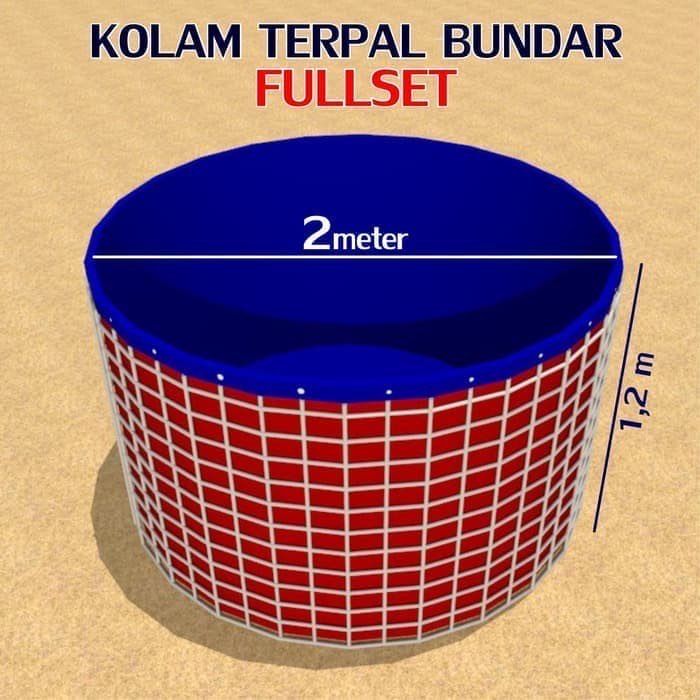 Kolam Terpal Bundar Fulset