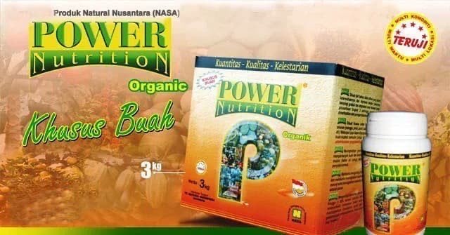 Pupuk khusus buah Power Nutrition 3 Kg ASLI dari PT.NASA