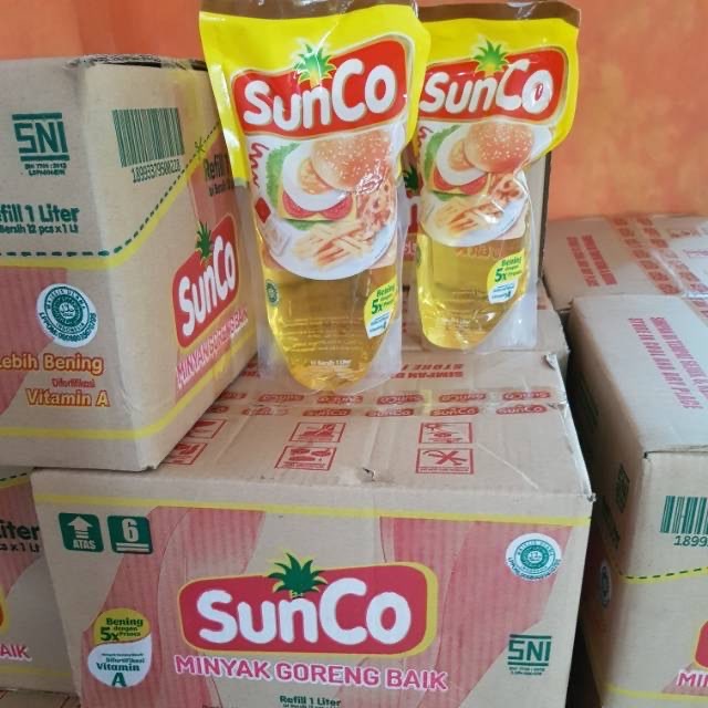 minyak goreng sunco 1/2 liter dus