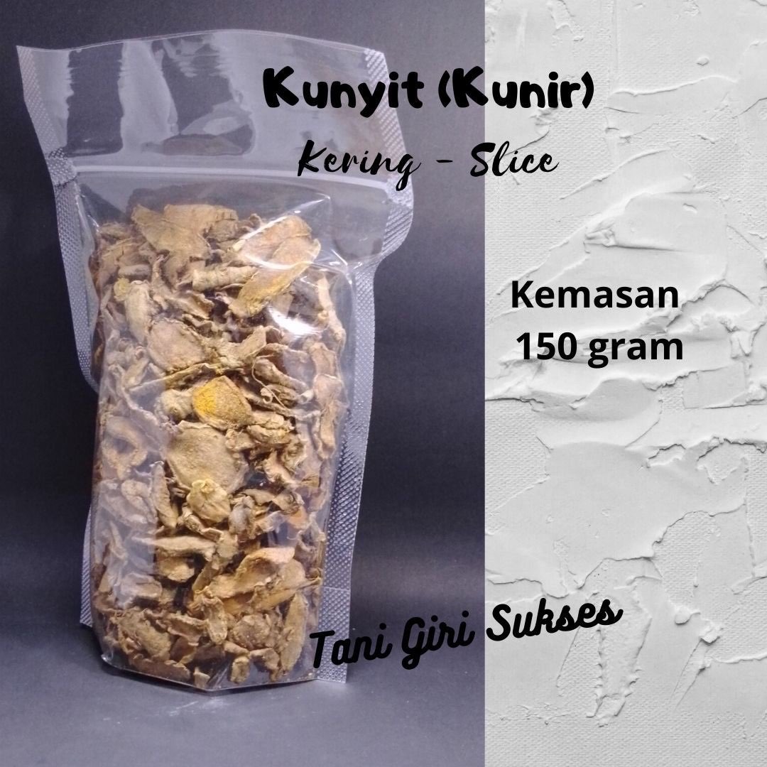 Kunyit / Kunir Kering Slice