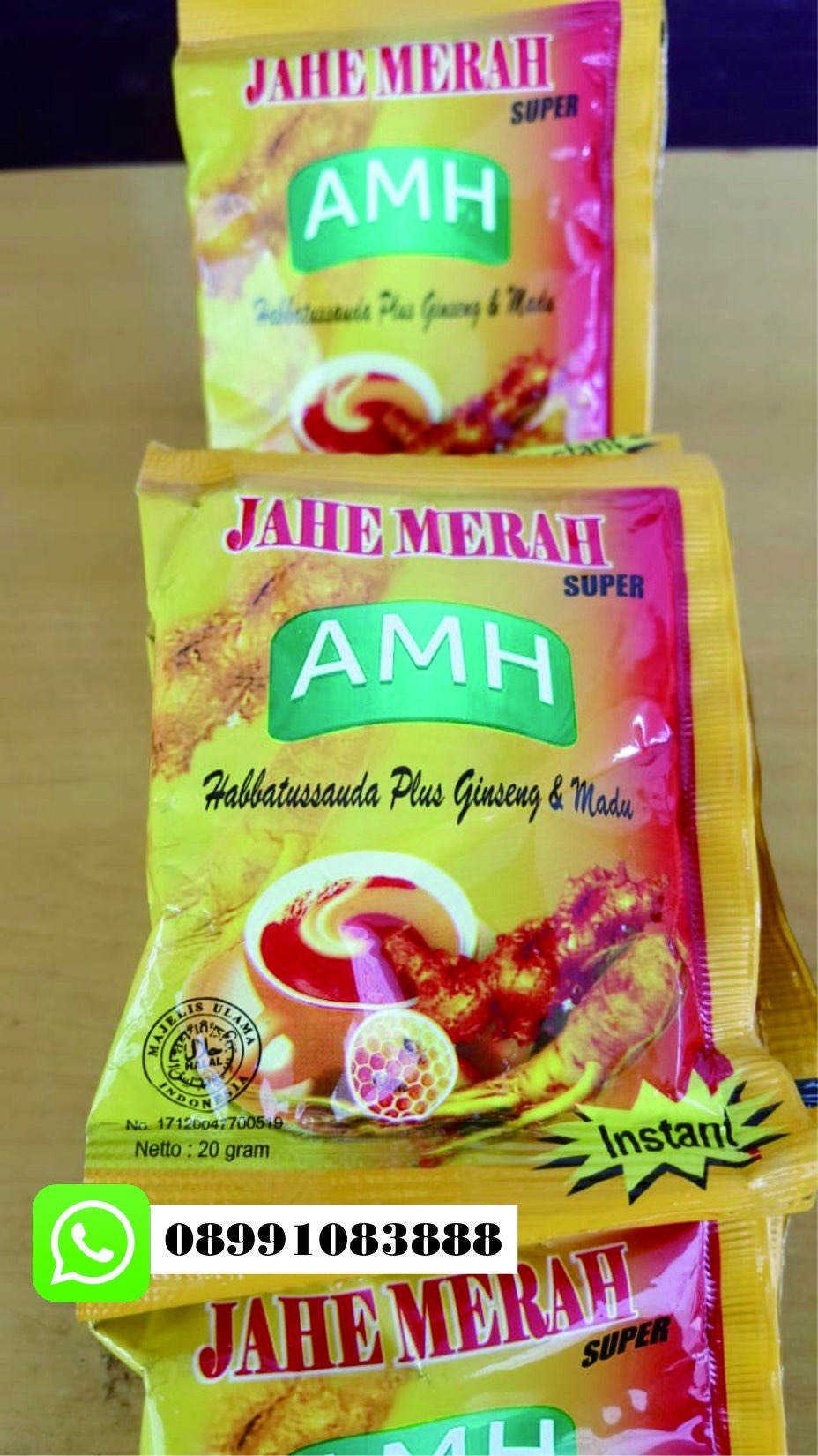 JAHE MERAH AMH SUPER jual rentengan