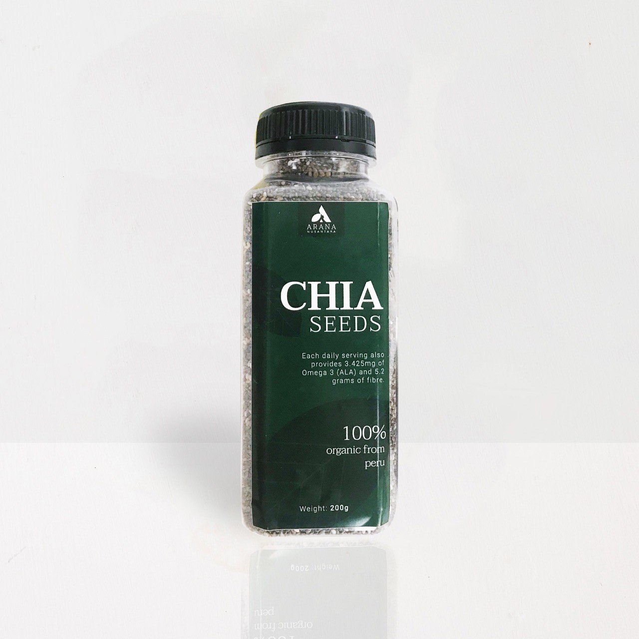 Organic Chia Seeds Peru Biji Chia Organik Superfood Alami 200 Gram
