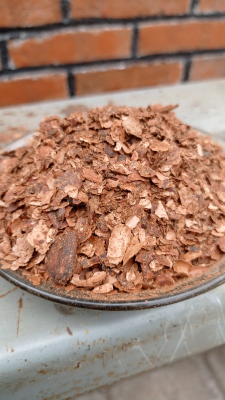cocoa shell /  kulit ari coklat