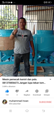 MESIN PEMECAH KEMIRI