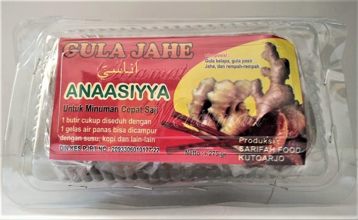 Gula Jahe kemasan