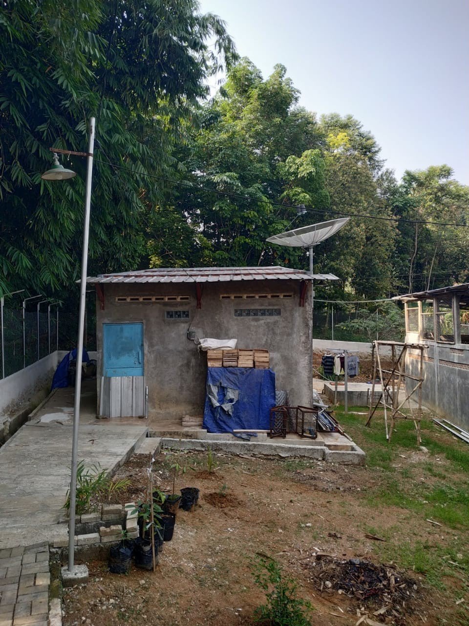 Jual Segera Lelang Lahan SHM Dgn Kandang Ayam Petelur dan Empang Lele