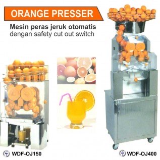 Mesin Peras Jeruk Otomatis