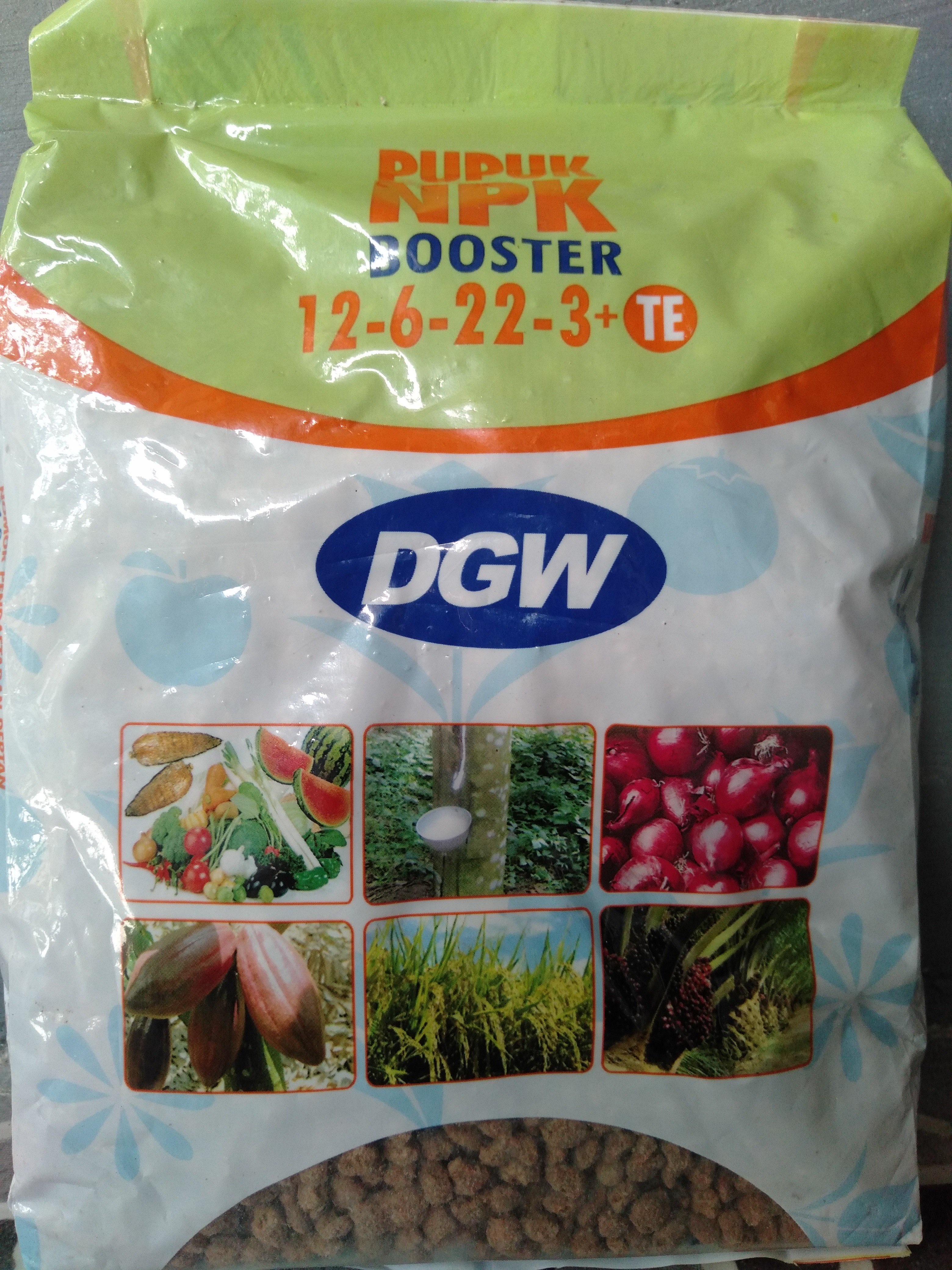 Pupuk NPK Booster DGW 12-6-22-3+TE