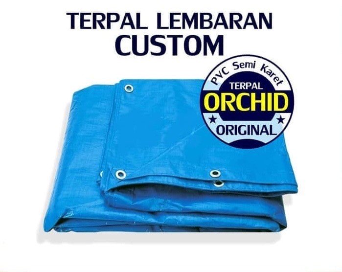 Terpal Tenda ORCHID PVC Semi Karet Lembaran Custom