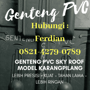Genteng PVC  Genteng Plastik Model Karangpilang 