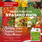 JUAL PUPUK ORGaNIK CAIR SUPER SYAJARO PHOS