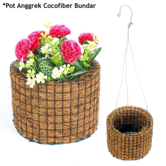 Pot Bunga Anggrek Bundar Cocofiber