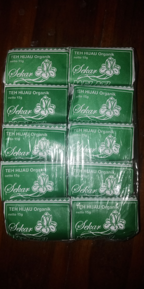 teh hijau organik sekar melati