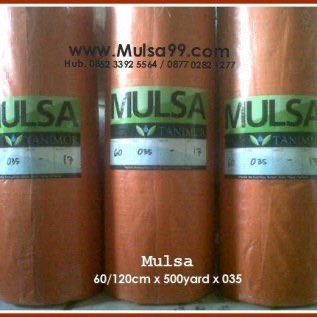 Jual Mulsa Plastik Hitam Perak Merk Montana High Quality