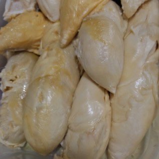 Durian kupas. 