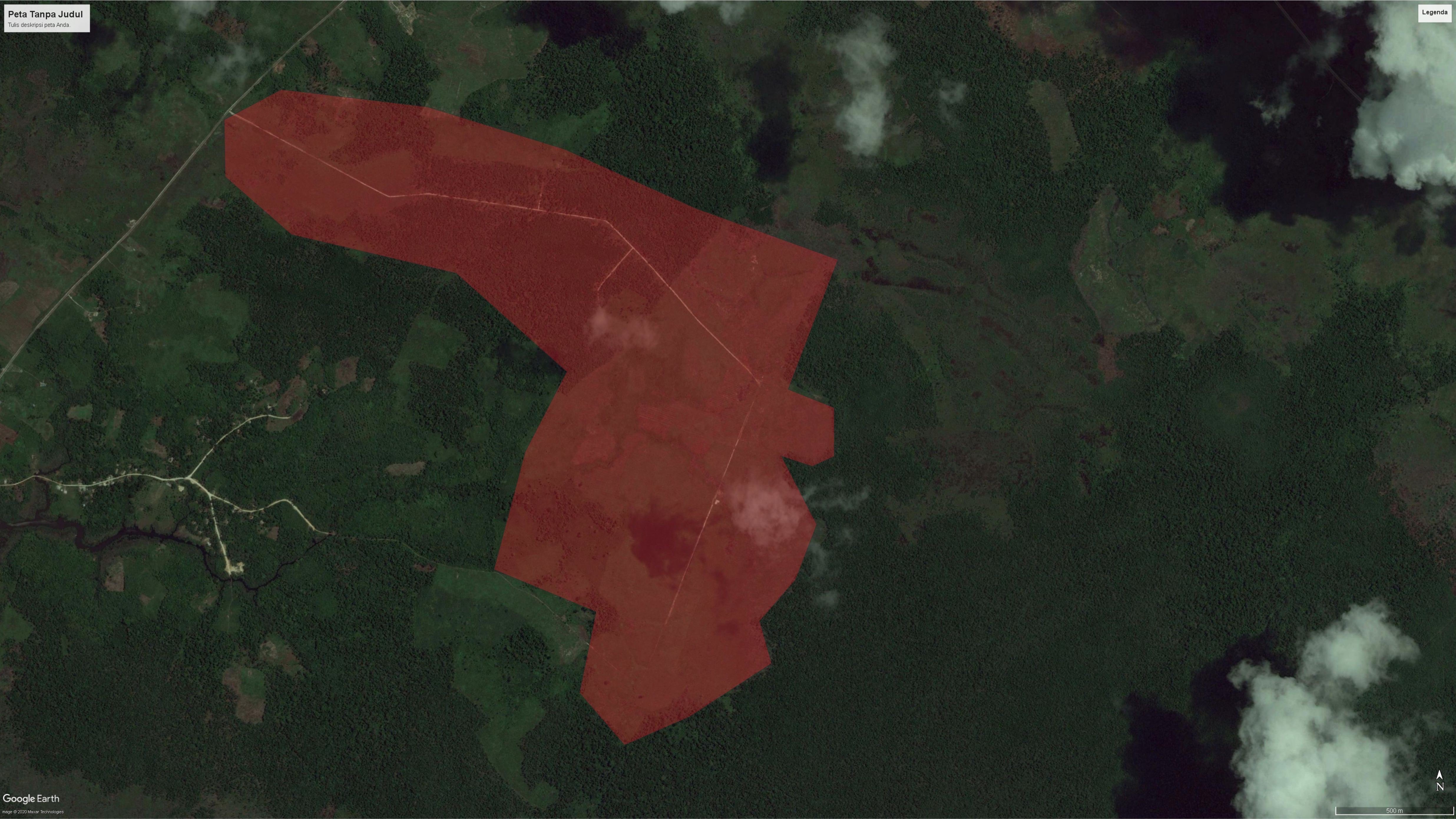 Dijual Tanah Perkebunan Luas 400-500 Ha