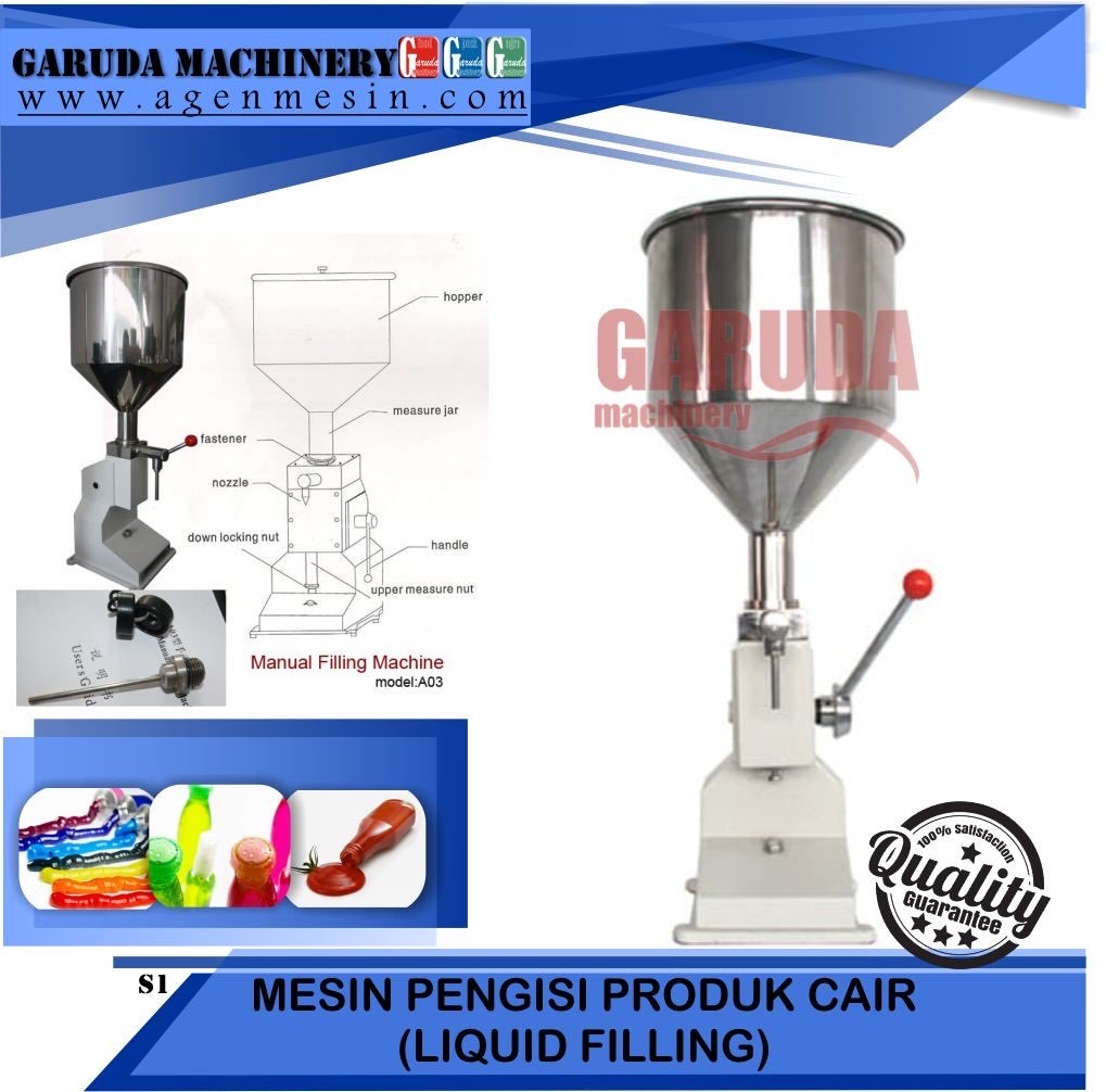 Mesin Pengisi Produk Cair (LIQUID FILLING MACHINE)