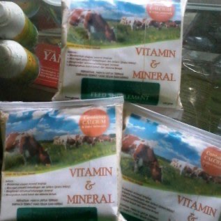 Vitamin, Mineral dan Pelengkap Pakan Sapi 