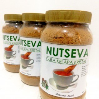 Gula kelap organik 250gr. NUTSEVA gula rendah kalori 100% alami