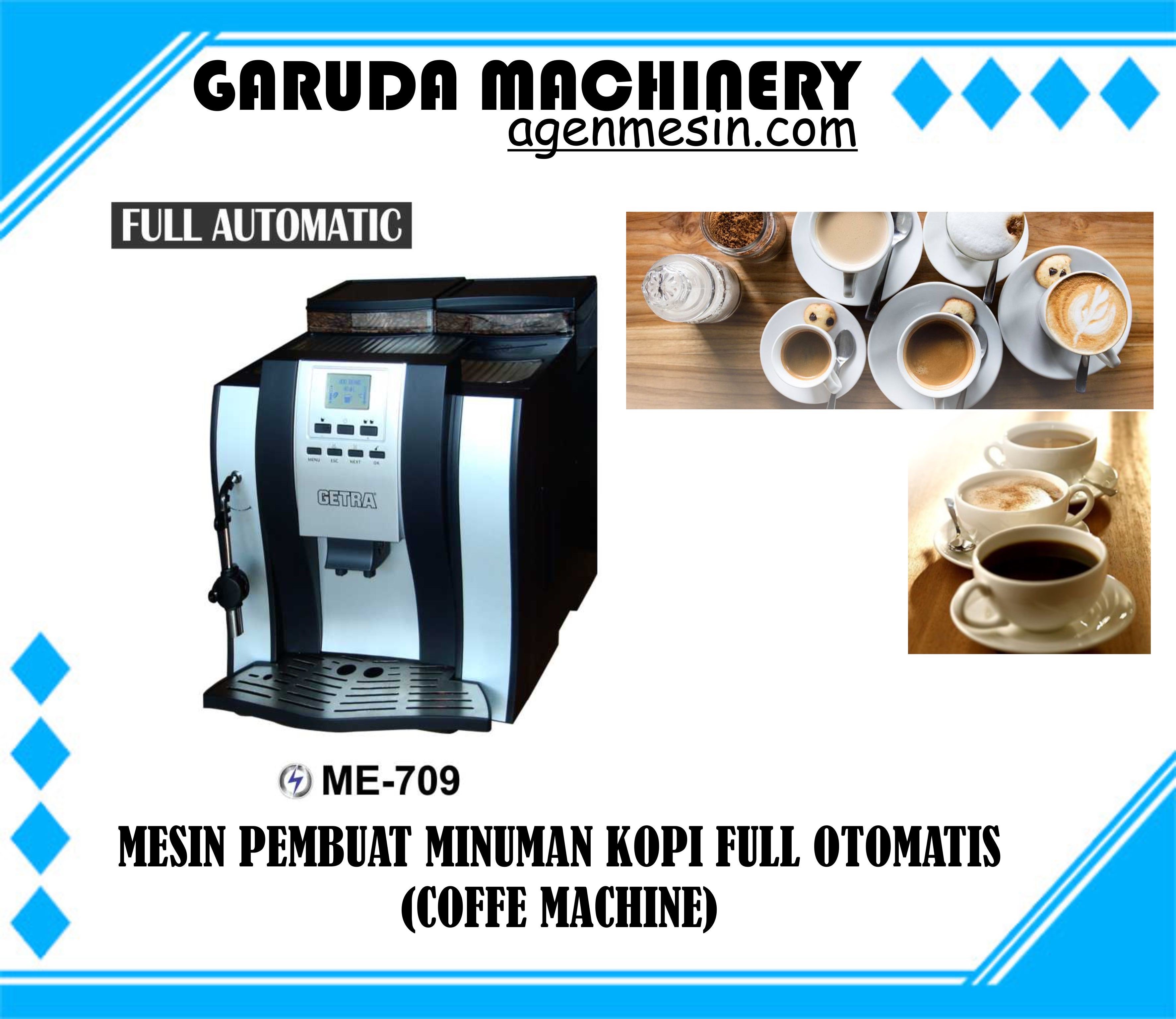 Mesin pembuat Minuman Kopi Full Otomatis ( Coffe Maker Machine )