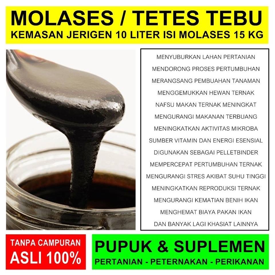 Molasses Tetes Tebu Molase Murni