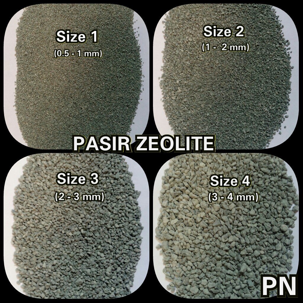 Jual Pasir Zeolite Size #1 #2 #3 #4 Penyerap Kotoran Dan Bau