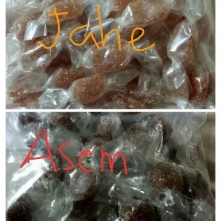 Permen Jahe dan permen asem